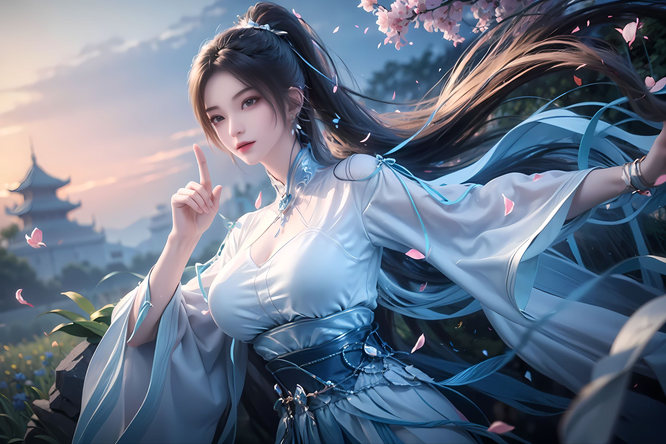 里之间的交